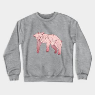 Pastel demon bear Waffles Crewneck Sweatshirt